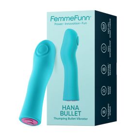 Hana Bullet Thumping Vibrator (Option: Turquoise)