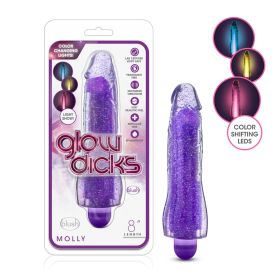 Glow Dicks Molly Glitter Vibrator (Option: Purple)