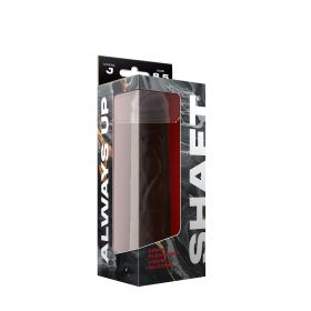 Shaft Model J 8.5 Inch Liquid Silicone Dong (Option: Mahogany)