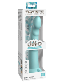 Dillio Platinum Slim Seven 7 Inch Dildo (Option: Teal)