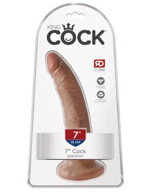 King Cock 7 Inch Cock (Option: Tan)
