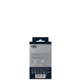 Rev Rechargeable Vibrating C Ring (Option: Black)