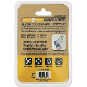 Bust a Nut Cock Ring (Option: Blue)