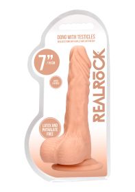 7 Inch Dong With Testicles (Option: Flesh)