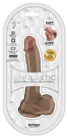Skinsations (Option: Skinlastic  Sliding Skin Dildo 7Inch With Suction Base)