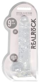 9 Inch Realistic Dildo With Balls (Option: Translucent)