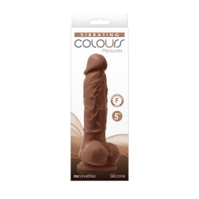 Colours Pleasures Vibrating (Option: 5 Inch Dildo  Brown)