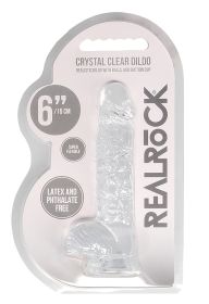 6 Inch Realistic Dildo With Balls (Option: Translucent)