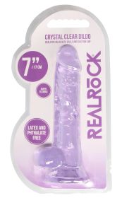 7 Inch Realistic Dildo With Balls (Option: Purple)