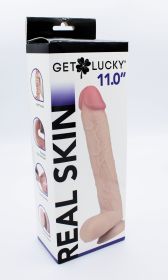 Real Skin 11 Dual Layer Dildo (Option: Beige)