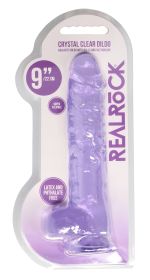 9 Inch Realistic Dildo With Balls (Option: Purple)