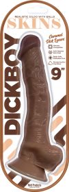Dickboy Skins Dildo With Balls (Option: 9 Inch  Caramel Dick Lovers)