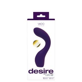 Desire Rechargeable G Spot Vibe (Option: Purple)