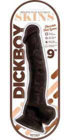 Dickboy Skins Dildo With Balls (Option: 9 Inch  Chocolate Dick Lovers)