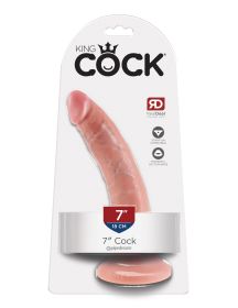King Cock 7 Inch Cock (Option: Flesh)