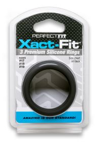Xact Fit 3 Premium Silicone Rings (Option: #17, #18, #19)