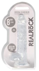 8 Inch Realistic Dildo With Balls (Option: Translucent)