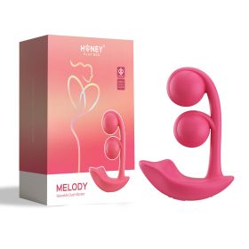 Melody Wearable Dual Vibrator (Option: Pink)