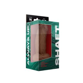 Shaft Model N 7.5 Inch Liquid Silicone Dong With Balls (Option: Oak)