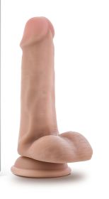 Dr. Skin Dr. Jeffrey 6.5 Inch Dildo With Balls (Option: Beige)
