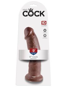 King Cock 9 Inch Cock (Option: Brown)