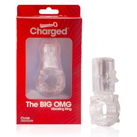 Big Omg Vibrating Ring (Option: Clear  Each)