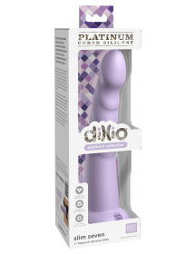 Dillio Platinum Slim Seven 7 Inch Dildo (Option: Purple)