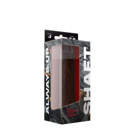 Shaft Model J 7.5 Inch Liquid Silicone Dong (Option: Mahogany)
