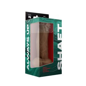 Shaft Model N 8.5 Inch Liquid Silicone Dong With Balls (Option: Oak)