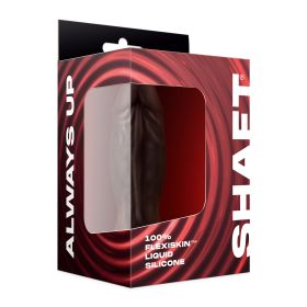 Shaft Model B 4.3 Inch Liquid Silicone Bullet Vibrator (Option: Mahogany)