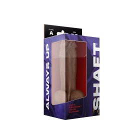 Shaft Model a 7.5 Inch Liquid Silicone Dong With Balls (Option: Oak)