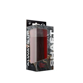 Shaft Model J 6.5 Inch Liquid Silicone Dong (Option: Mahogany)