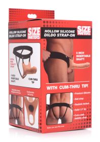 Hollow Silicone Dildo Strap on (Option: Flesh)