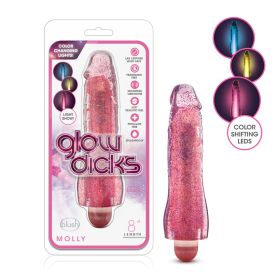 Glow Dicks Molly Glitter Vibrator (Option: Pink)
