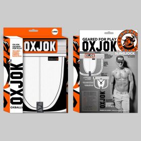 Slingjock Upthrust Slider Strap Jock White Snow (Option: Large)