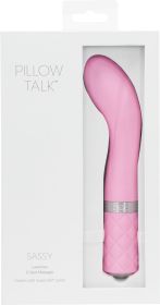 Pillow Talk Sassy G Spot Vibe With Swarovski Crystal (Option: Pink)