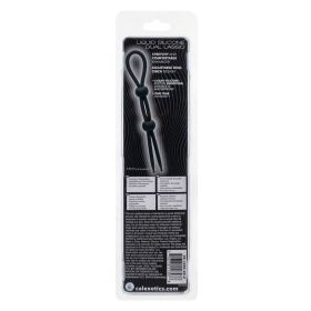 Alpha Liquid Silicone Dual Lasso (Option: Black)