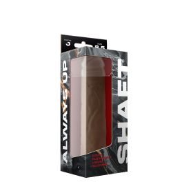 Shaft Model J 8.5 Inch Liquid Silicone Dong (Option: Oak)