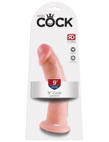 King Cock 9 Inch Cock (Option: Flesh)