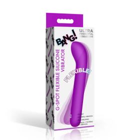 G Spot Flexible Silicone Vibrator (Option: Purple)