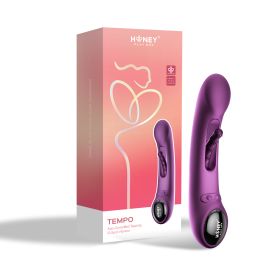 Tempo App Controlled Tapping G Spot Vibrator (Option: Purple)