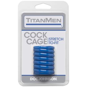 Titanmen Cock Cage (Option: Blue)