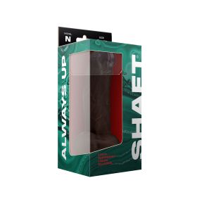 Shaft Model N 8.5 Inch Liquid Silicone Dong With Balls (Option: Mahogany)