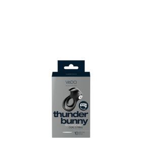 Thunder Bunny Rechargeable Dual Ring (Option: Black Pearl)