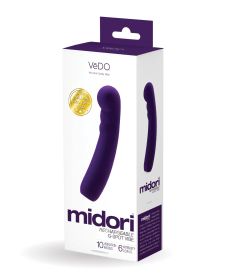 Midori Rechargeable G Spot Vibe (Option: Deep Purple)