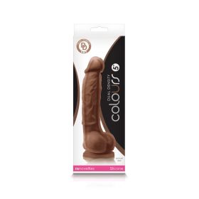 Colours Dual Density 5 Inch Dildo (Option: Brown)