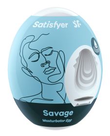 Satisfyer Masturbator Egg (Option: Savage  Blue)