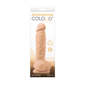 Colours Pleasures Vibrating (Option: 5 Inch Dildo  White)