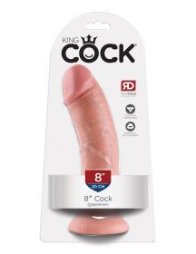 King Cock 8 Inch Cock (Option: Flesh)