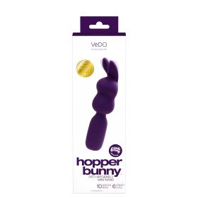 Hopper Bunny Rechargeable Mini Wand (Option: Deep Purple)